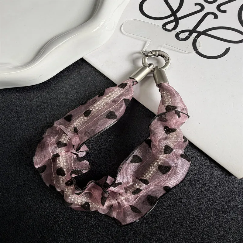Herz-muster Haar Scrunchie Brehn