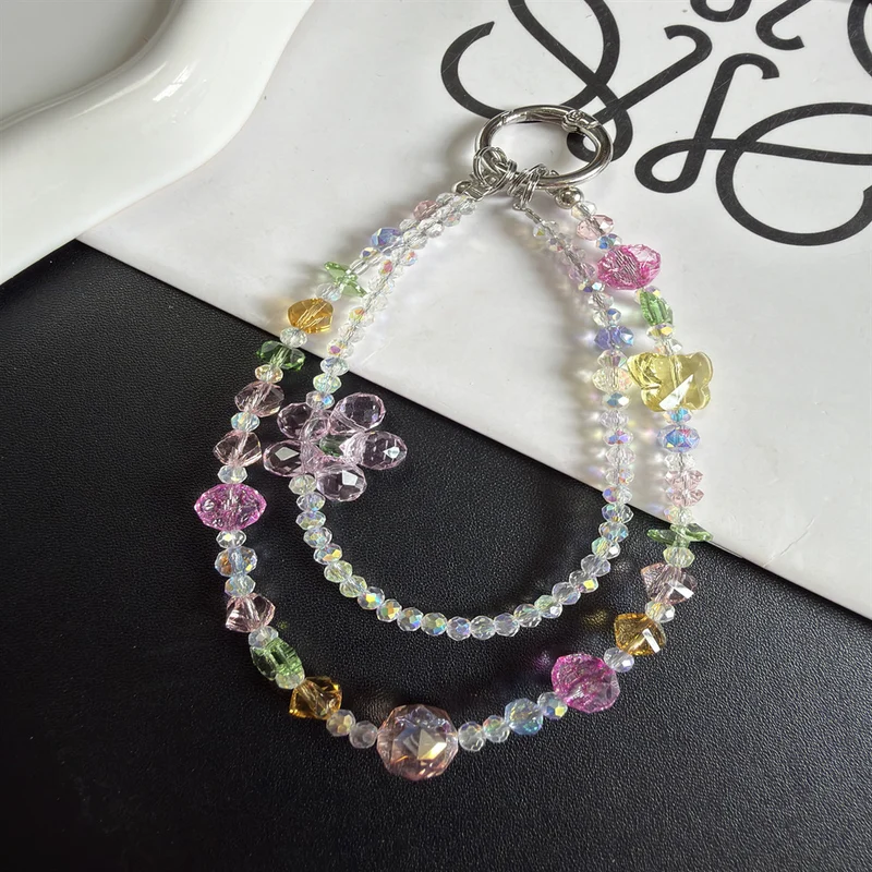 Handgemachte Kristallperlen Brillenband Brehn
