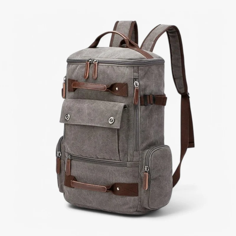 Skanto | TIMECARRY – Vintage Canvas Rucksack mit Laptopfach
