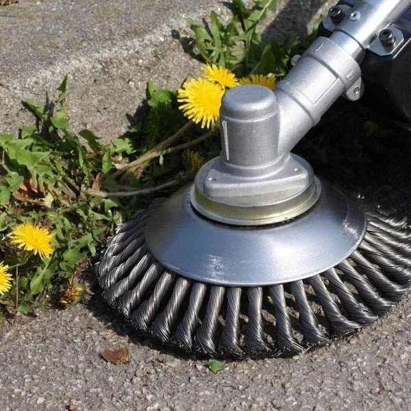 Skanto | TurboTrimmer™️ Unkrautbürste & -schneider aus Karbonstahl