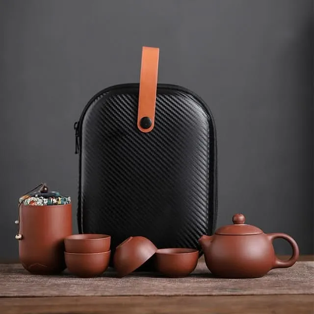 Skanto | Handgemachtes Keramik-Teekannen-Set mit Tassen für losen Tee