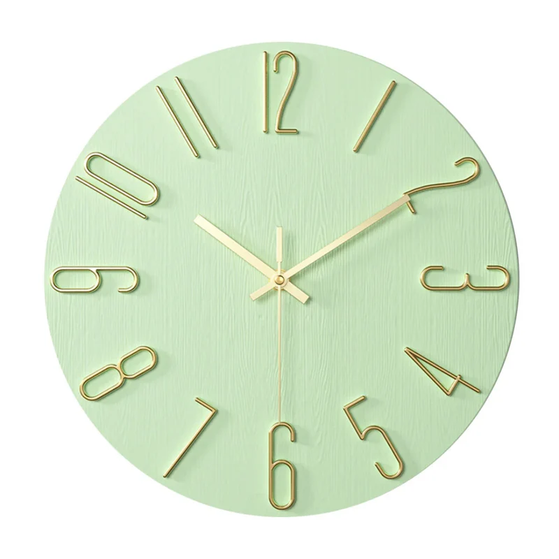 Skanto | Moderne schwarze Wanduhr | 30 cm geräuschloses minimalistisches Design