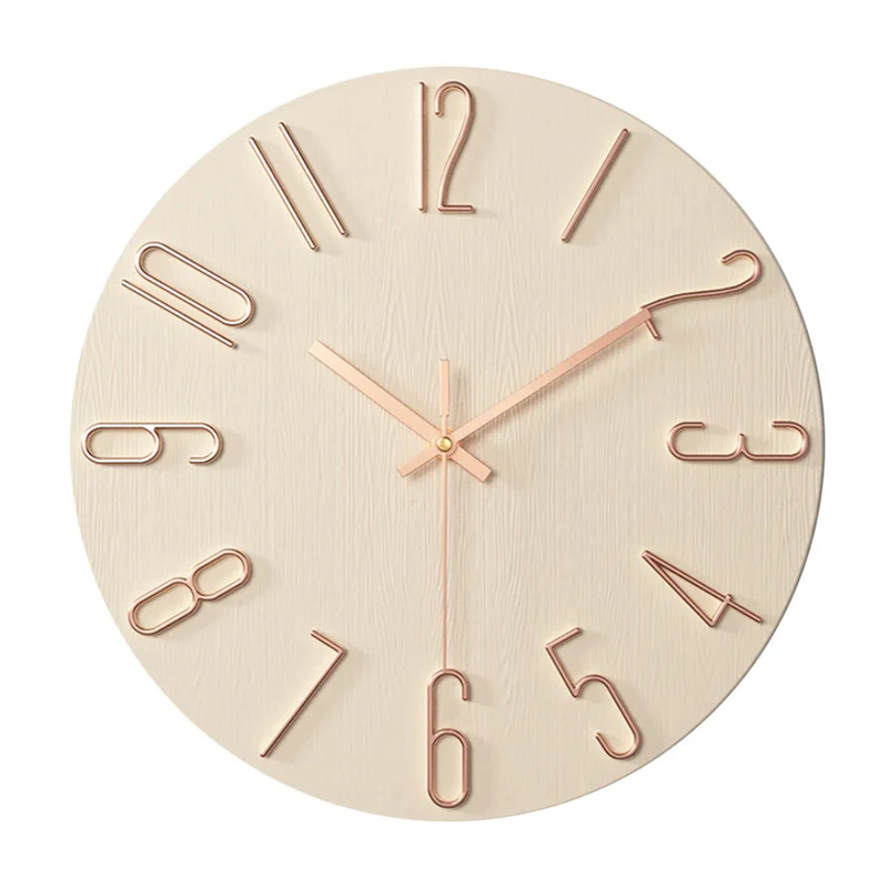 Skanto | Moderne schwarze Wanduhr | 30 cm geräuschloses minimalistisches Design