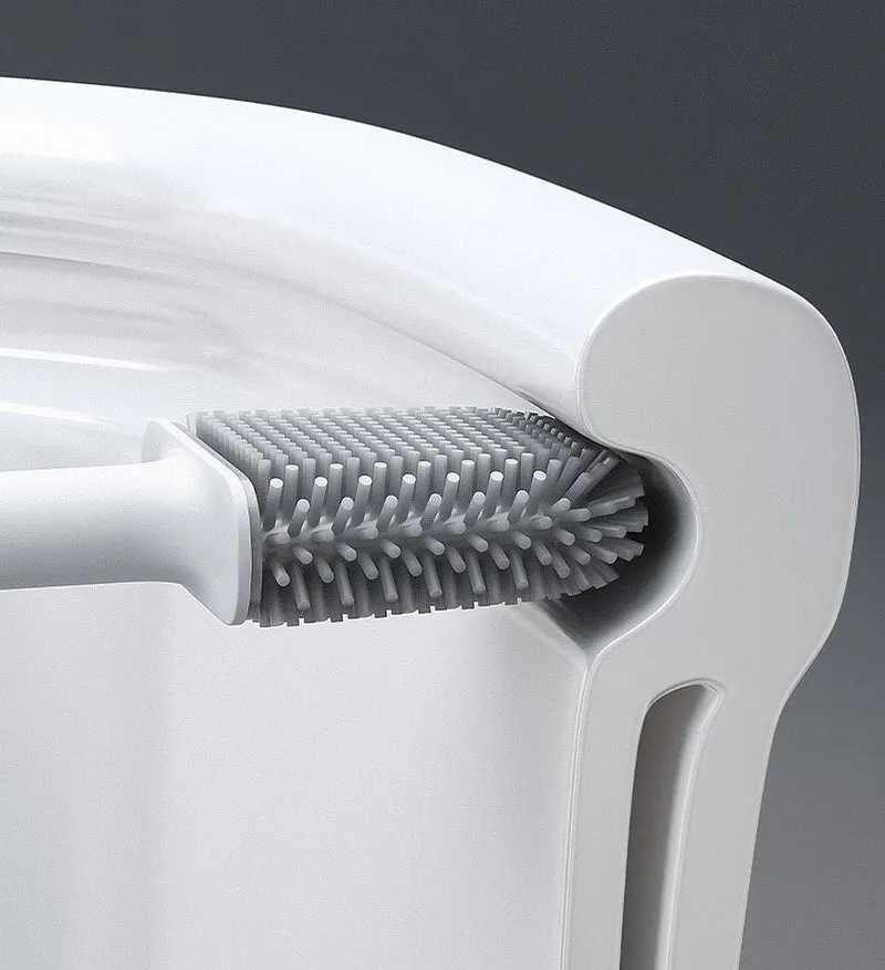 SiliClean – Antibakterielle Silikon-Wand-Toilettenbürste Skanto