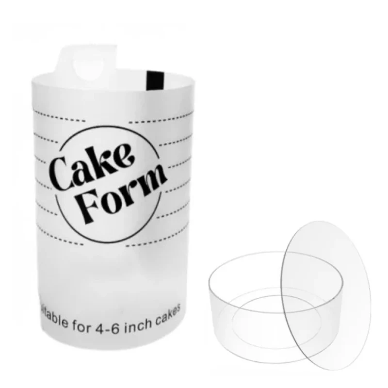 Runde verstellbare Acryl-Kuchenringform | Skanto