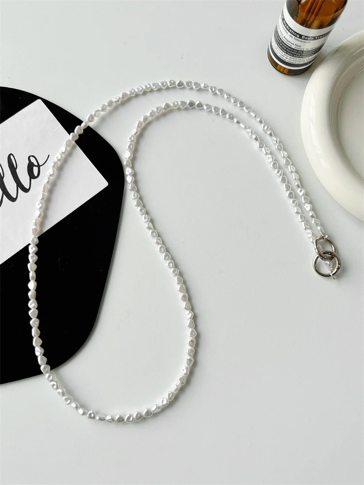 Elegante Perlenkette Brillenband Brehn