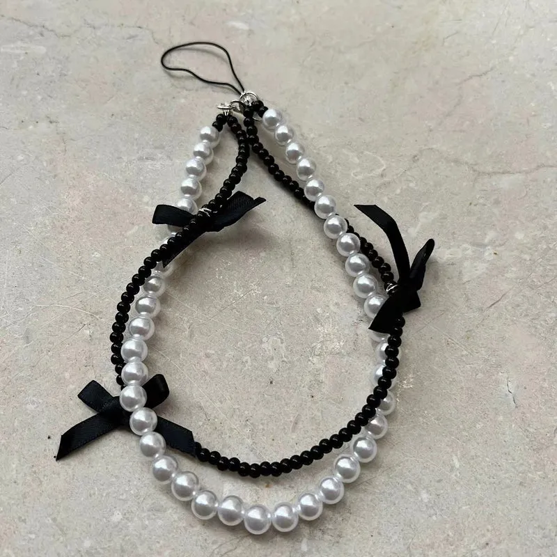 Elegante Perlenbesetzte Handy-Lanyard Brehn