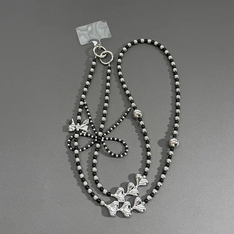 Elegante Perlenverzierte Lanyard Brehn