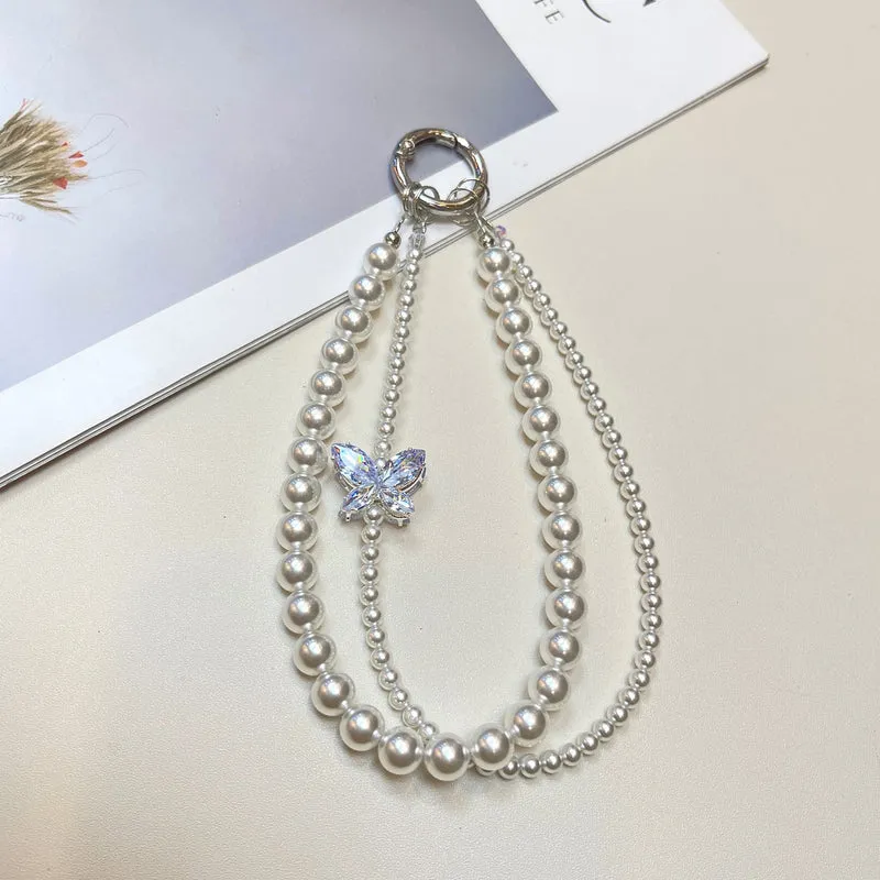 Eleganter Perlenbesetzter Brillenkettenhalter Brehn