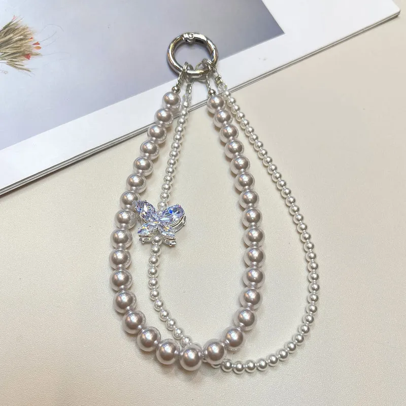 Eleganter Perlenbesetzter Brillenkettenhalter Brehn