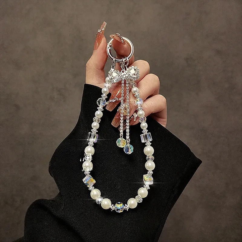 Elegante Multi-String Perlen Schlüsselanhänger Brehn