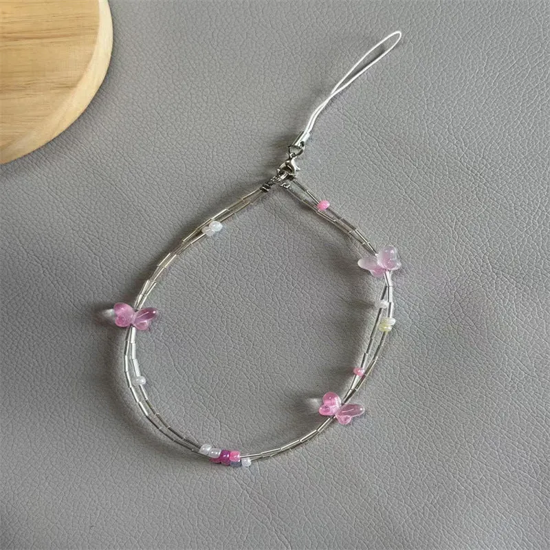 Dekorativer Schmetterlings Charm Brillenband Brehn