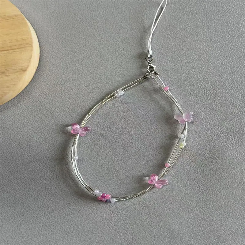 Dekorativer Schmetterlings Charm Brillenband Brehn