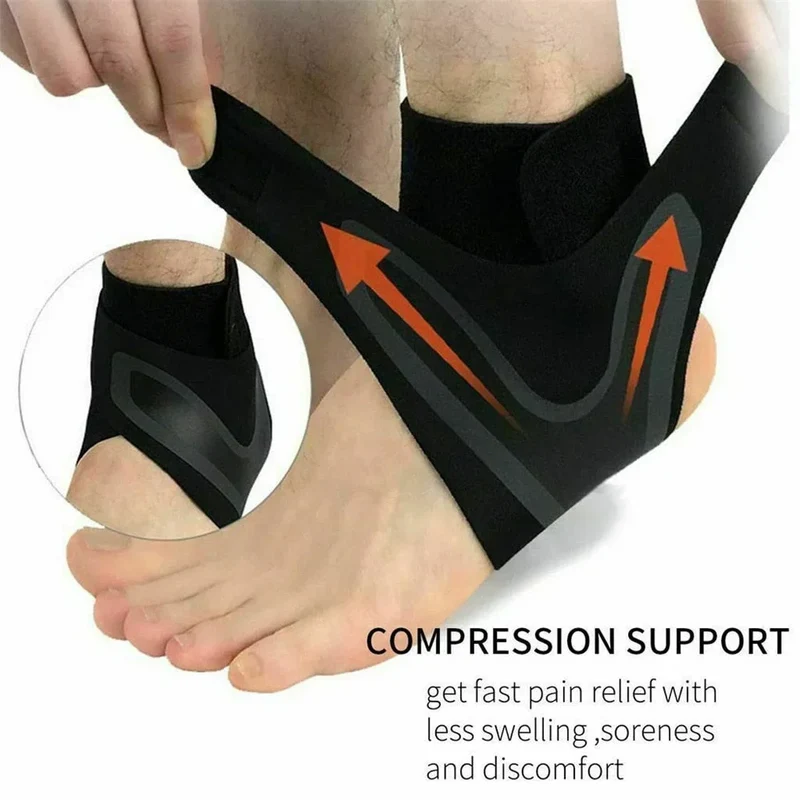 Skanto Plantar Knöchel X Wickel Stütz-Kompressionssocken Skanto