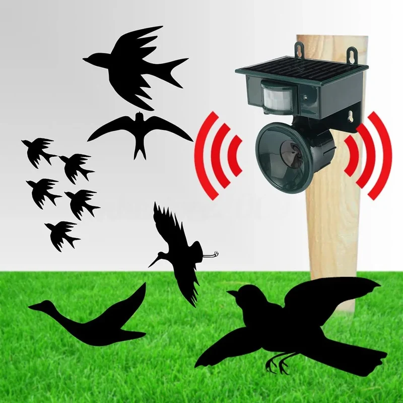 Skanto | Vogelabwehr und Abschreckung mit Bewegungssensor für den Außenbereich