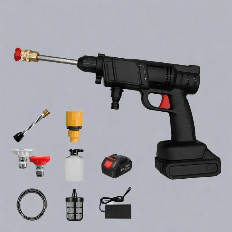 Skanto | CLEANBURST – Tragbarer elektrischer Hochdruckreiniger mit Schaumkanone & Doppeldüse