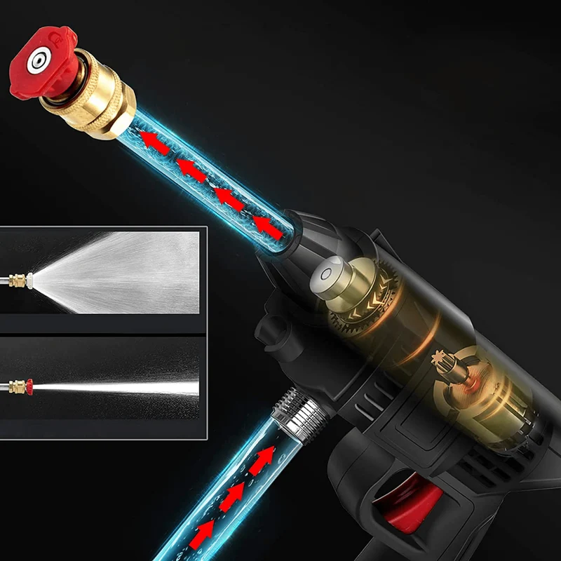 Skanto | CLEANBURST – Tragbarer elektrischer Hochdruckreiniger mit Schaumkanone & Doppeldüse