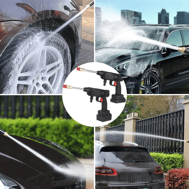 Skanto | CLEANBURST – Tragbarer elektrischer Hochdruckreiniger mit Schaumkanone & Doppeldüse