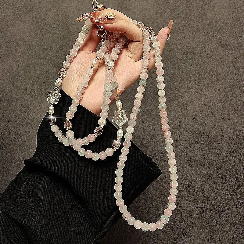 Elegante Perlen Brillen Kette Brehn