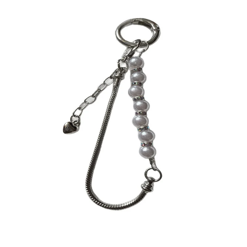 Eleganter Perlen Charm Schlüsselanhänger Brehn 1790134943