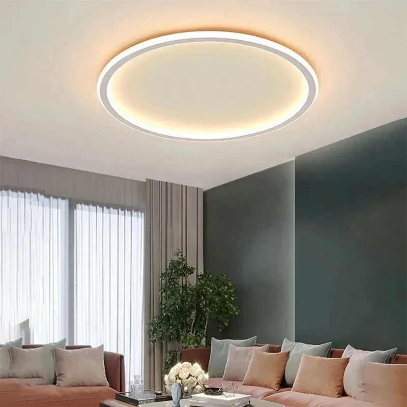 Skanto | Skandinavische runde LED-Deckenleuchte – Warmweiß