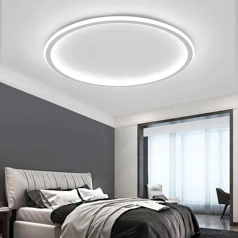 Skanto | Skandinavische runde LED-Deckenleuchte – Warmweiß