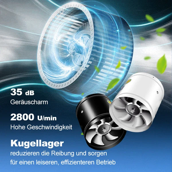 Super-Saug-Ventilator | Leiser, leistungsstarker Abluftventilator | Skanto