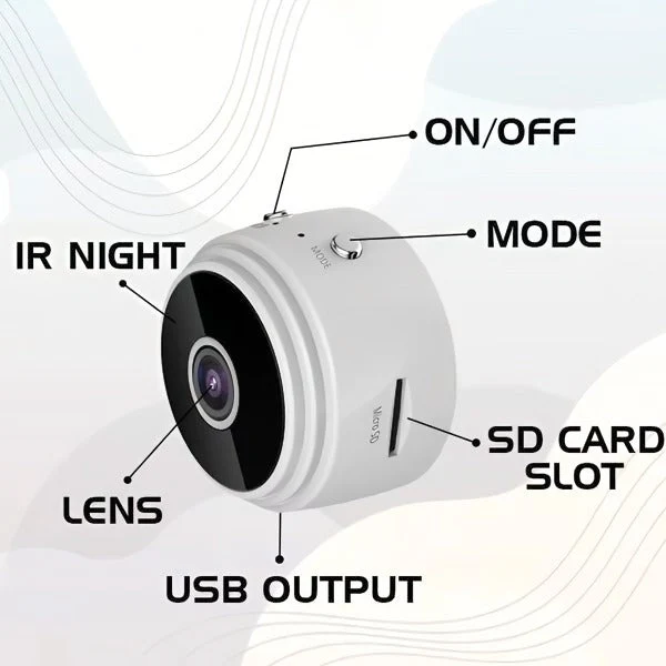 Skanto | 1080P HD Magnetische Wifi Mini Kamera Recorder