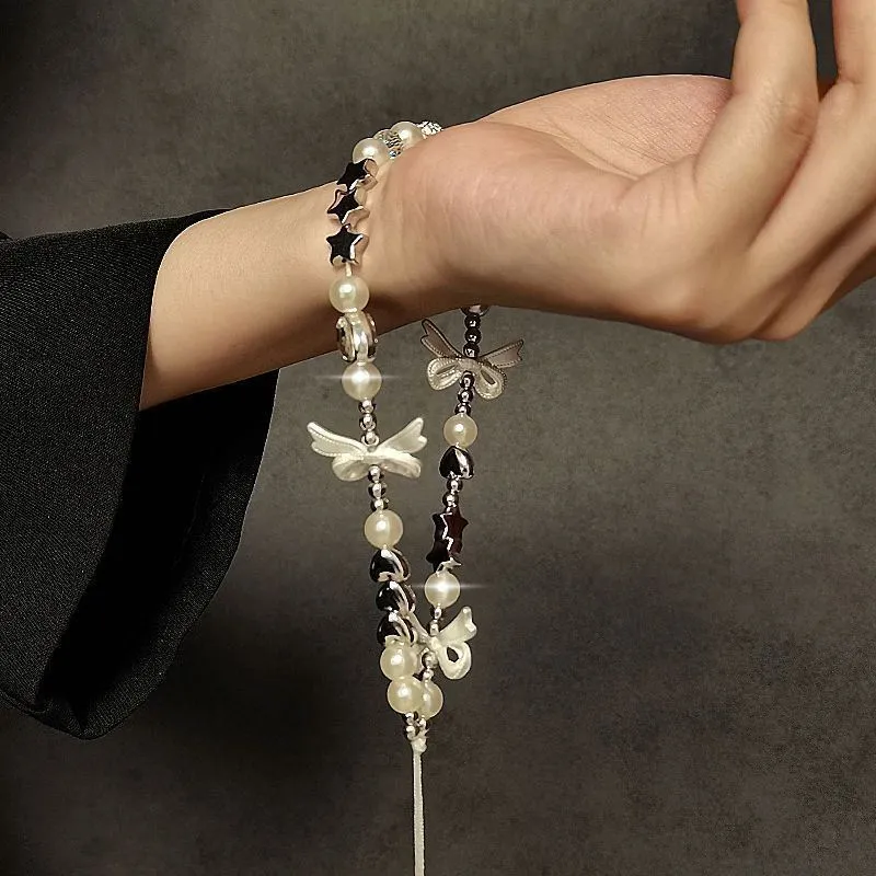 Eleganter Perlen Charm Augensteuerung Strap Brehn 1790135271