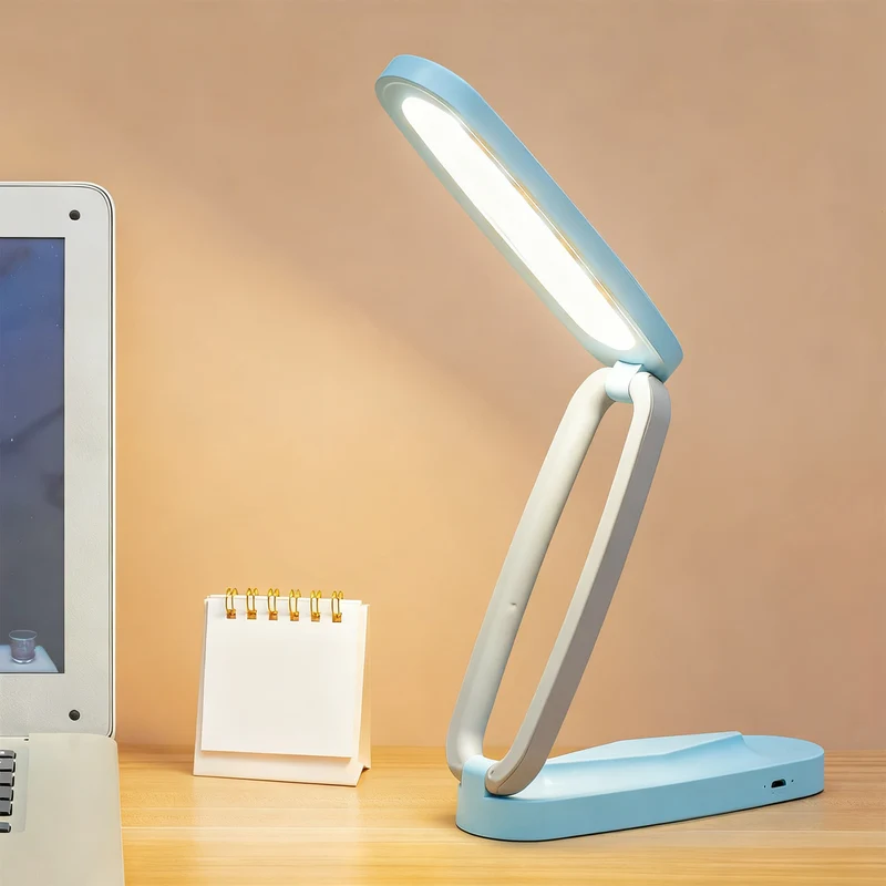Faltbare LED-Schreibtischlampe mit Farbwahl