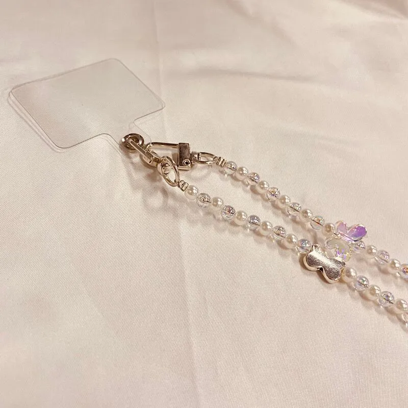 Eleganter Perlen Charm Brillenhalter Brehn