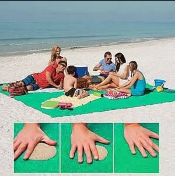 Skanto | XXL Sandfreies Strandtuch | Sand Sheet® | 200x200