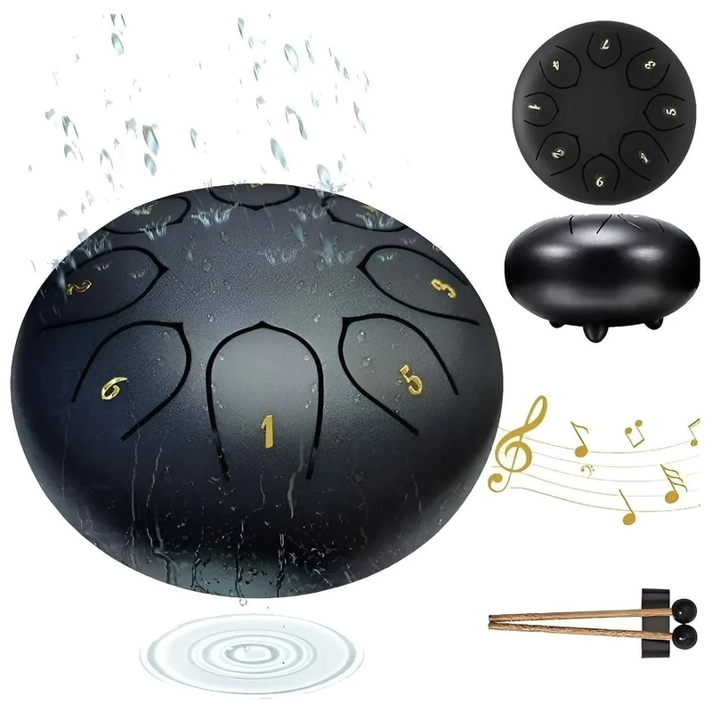 SerenityTone Drum – Stahlzungentrommel für Wasser und Outdoor, Regentrommel mit Tasche | Skanto