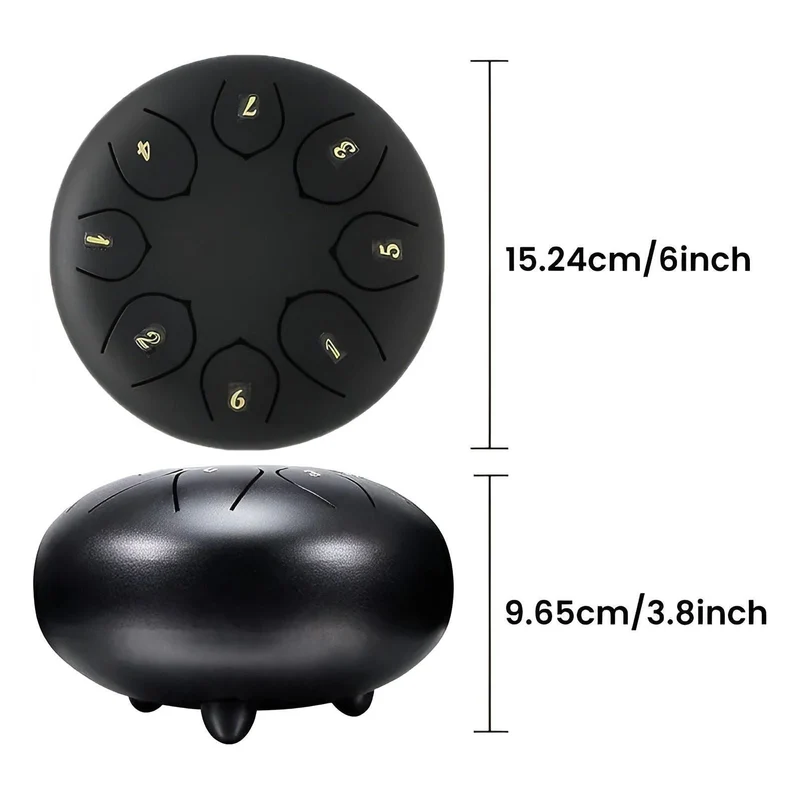 SerenityTone Drum – Stahlzungentrommel für Wasser und Outdoor, Regentrommel mit Tasche | Skanto