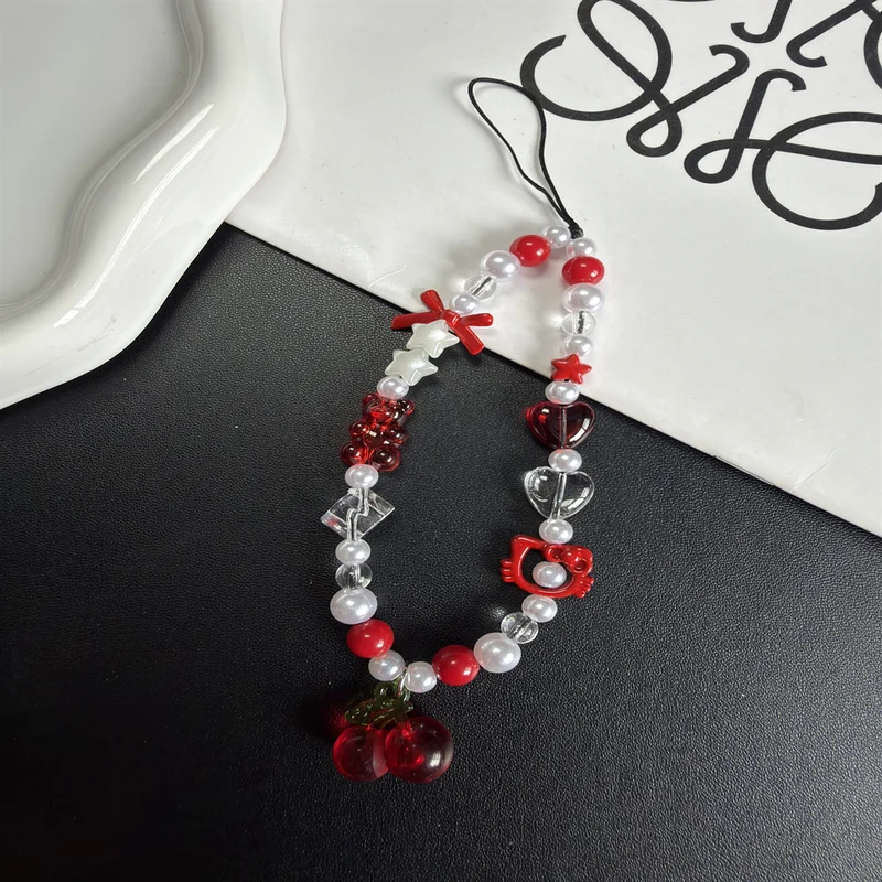 Niedliche Perlen Charm Halskette Brehn