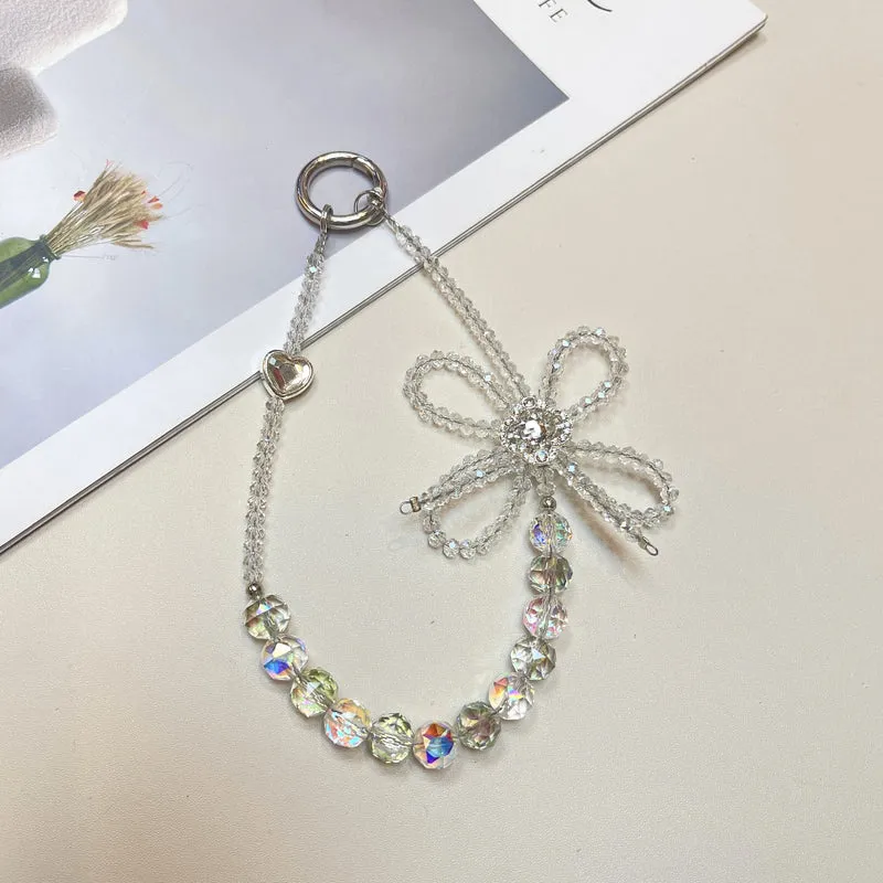 Kristallperlen Charm Schlüsselanhänger Brehn