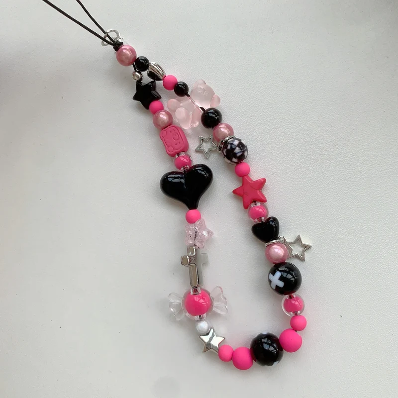 Farbenfrohes Perlen Charm Armband Brehn