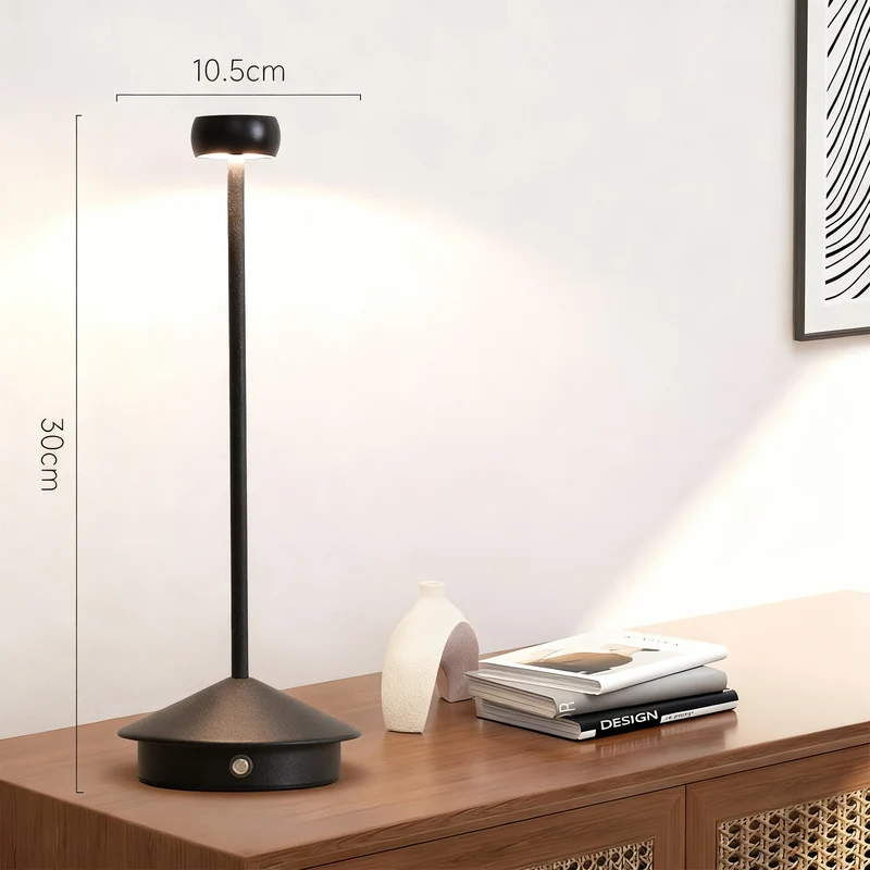 Pilz-Nachttischlampe mit Touchschalter