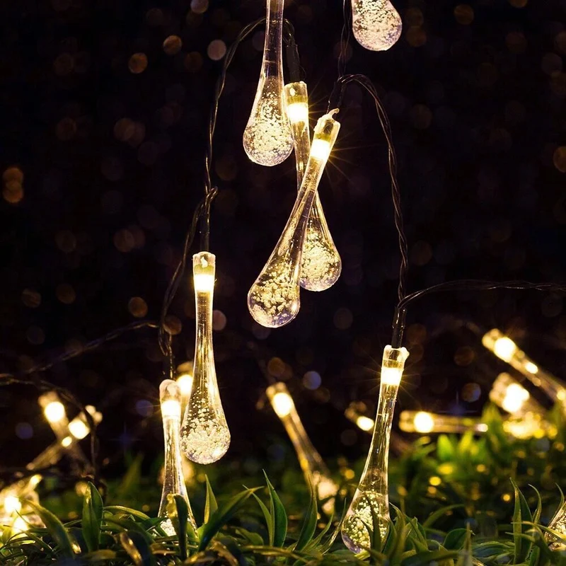 Solar-Lichterkette mit Sternen und Kugeln, 3,5 m