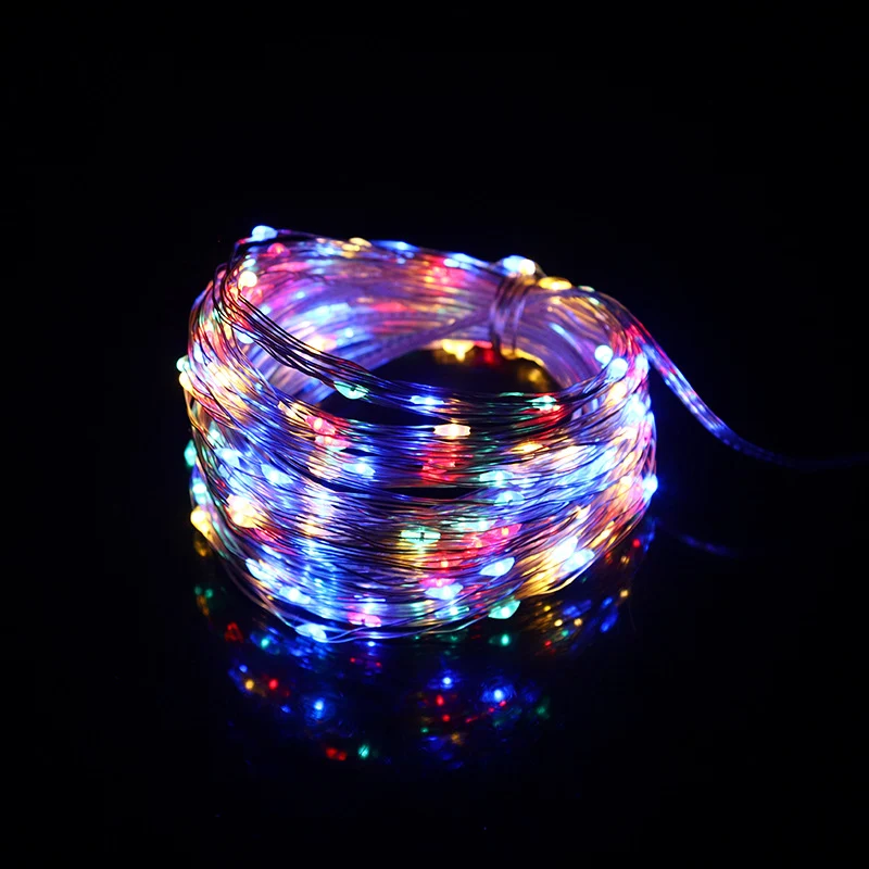 Solar-Kupferdraht-Lichterkette mit Fernbedienung