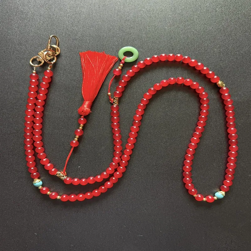 Bead decor Eyewear Kette mit Quasten Brehn