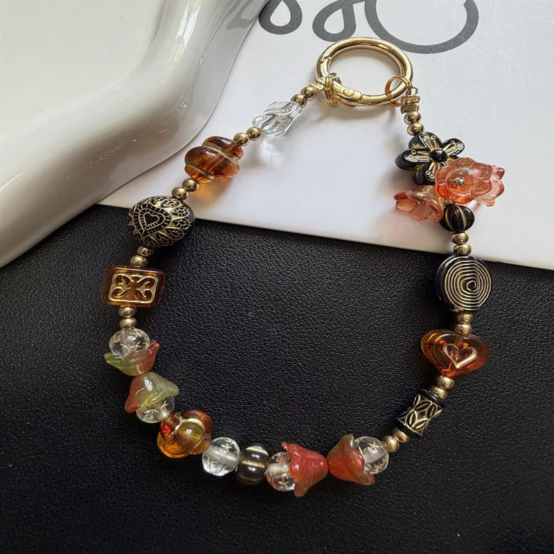 Künstlerischer Perlen-Charm-Schlüsselanhänger Brehn