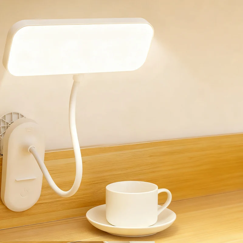 LED-Klemmleuchte für Schreibtisch und Bett