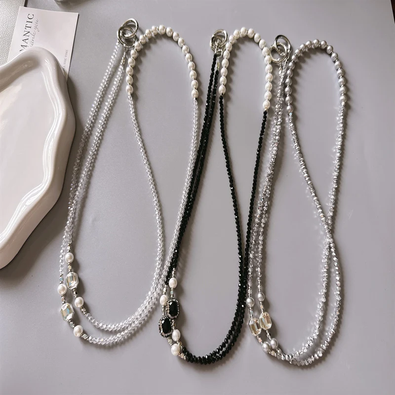 Elegante Perlen-Aussage-Halskette Brehn