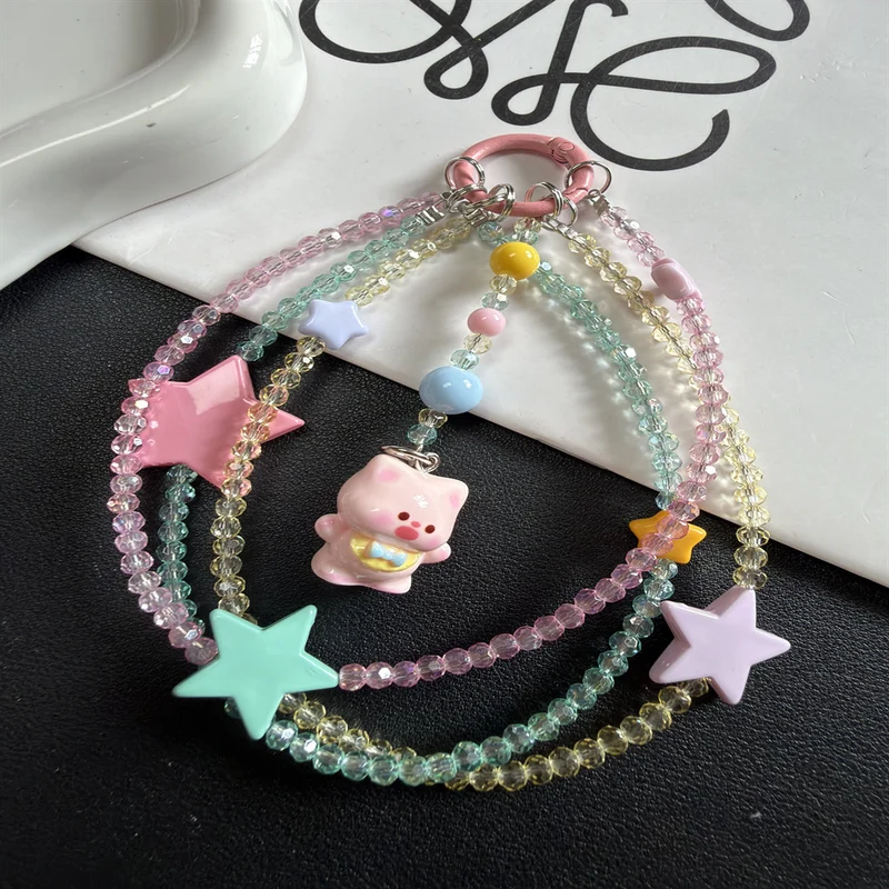 Verspielte Stern- und Tieranhänger-Lanyard Brehn