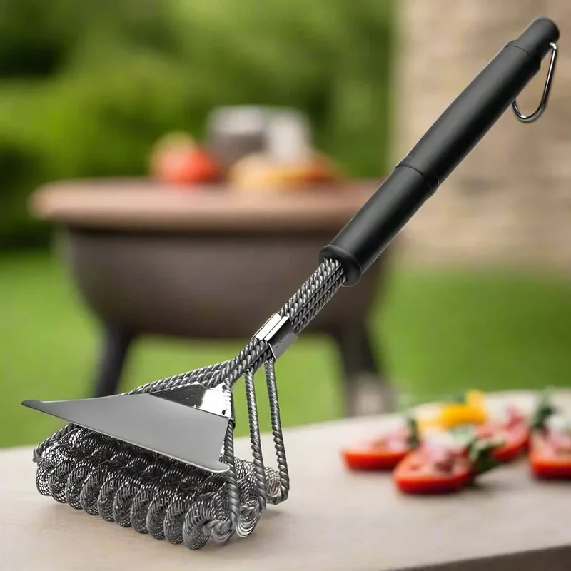 Skanto | GrillMaster Borstenfreie Bürste – Sicher und effektiv für alle Grillroste
