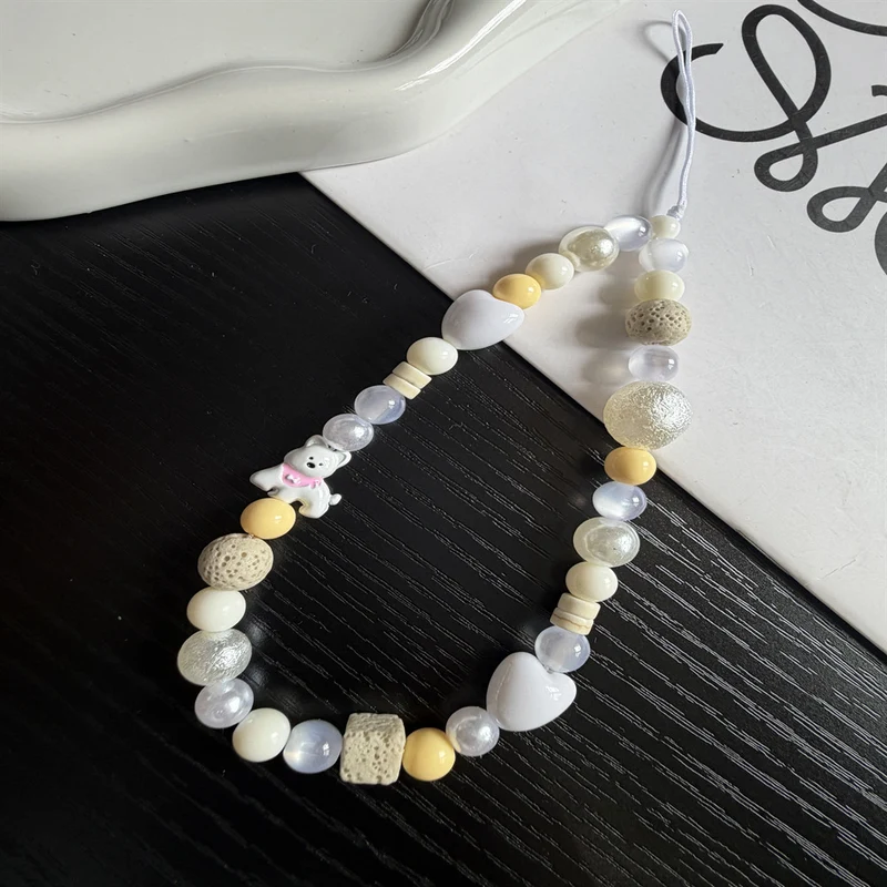 Verspielt Perlen Charm Brillenband Brehn