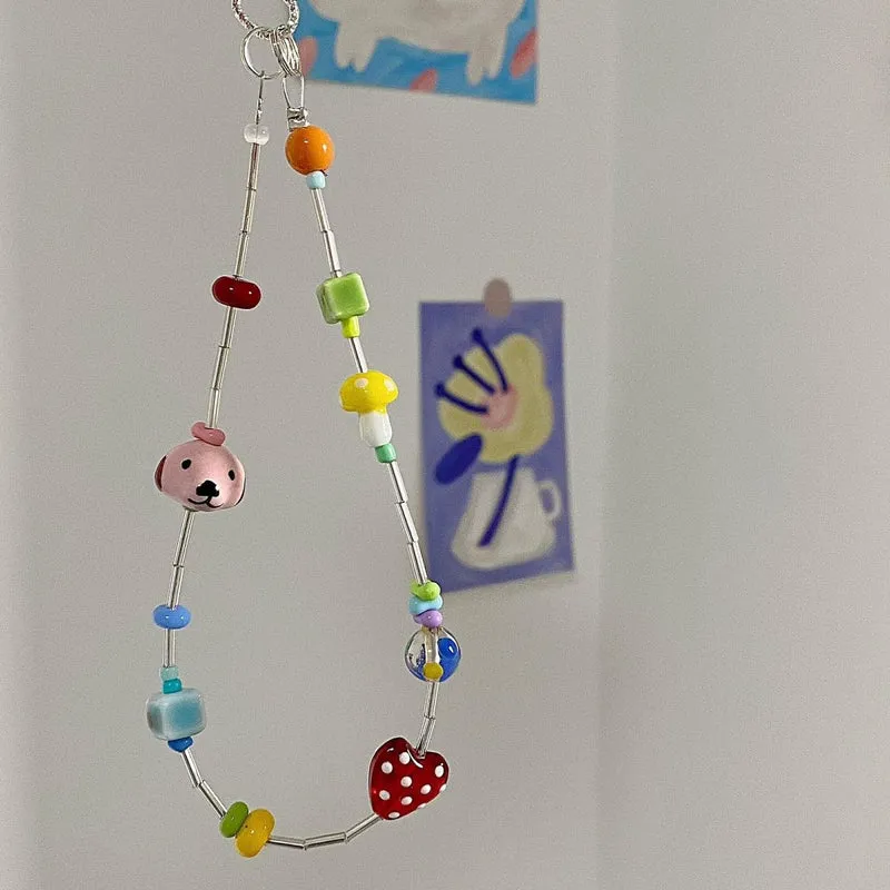 Verspielt Beaded Brillenhalter Brehn