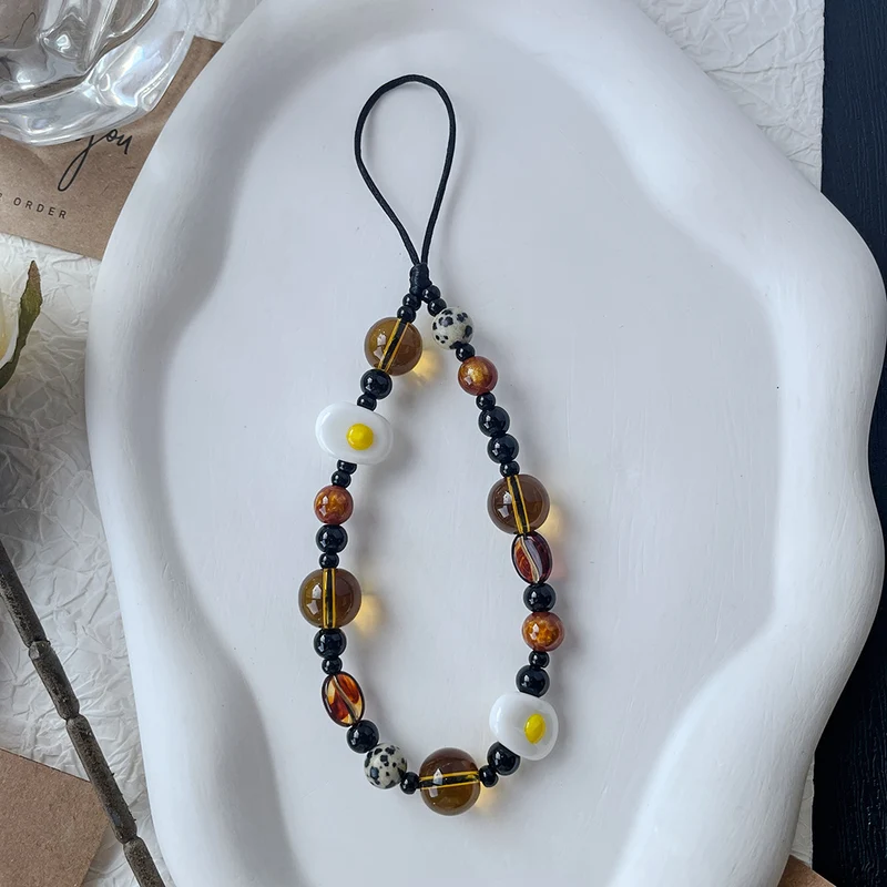Einzigartiger Perlen-Handy Charm Halter Brehn