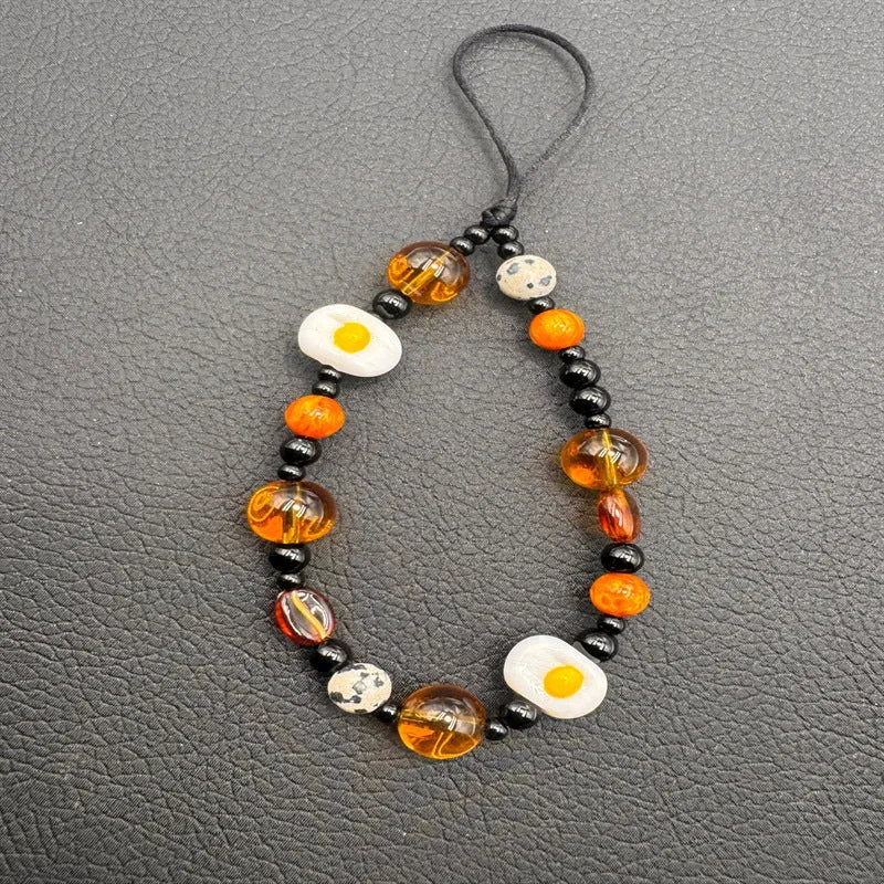Einzigartiger Perlen-Handy Charm Halter Brehn